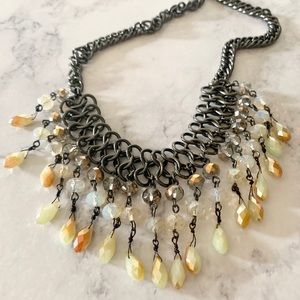 Silver Bead Necklace